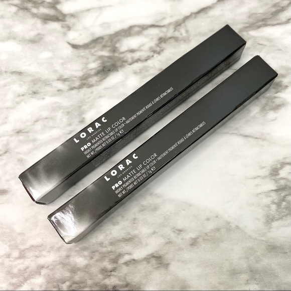 LORAC Other - Lorac Pro Matte Lip Color Ruby Red X2